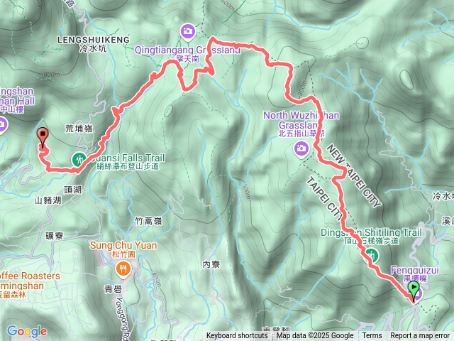 陽明山東西大縱走風櫃-菁山預覽圖