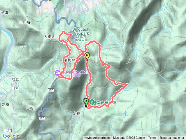 貂山古道牡丹山不厭亭燦光寮古道預覽圖