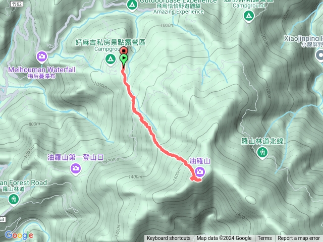 雲頂杉林營地-油羅山二進二出