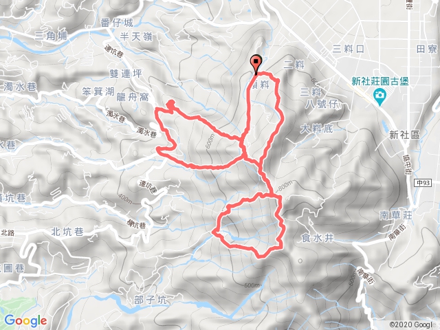 20201015大坑5-1～1號三O型串聯縱走