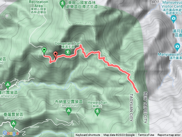 東滿步道（插天山岔路）