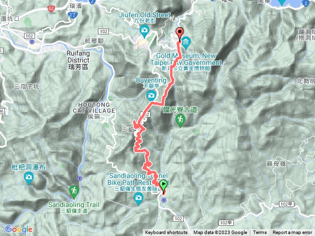 牡丹車站到黃金博物館