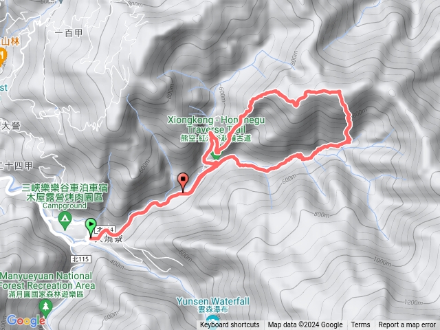 熊空橋-加九嶺山-熊空橋O型