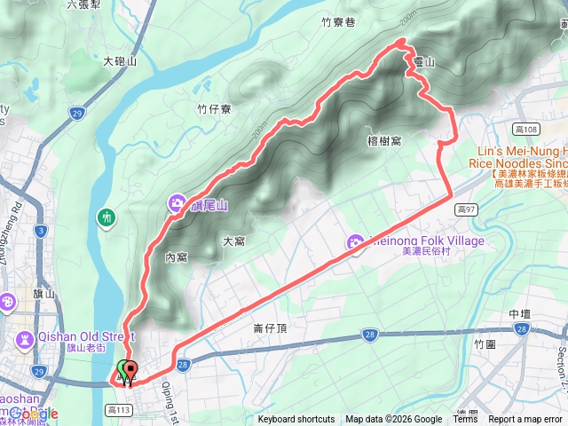 旗靈縱走▶️旗尾山小百岳#072⭕️繞預覽圖