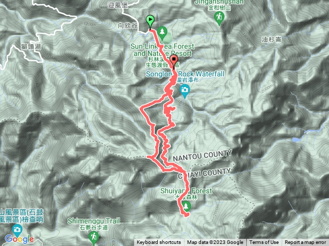 2023.04.02～03杉林溪(仁亭)-鹿屈山-水漾森林-杉林溪(仁亭)