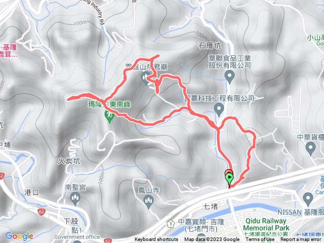 七堵瑪陵尖一圈