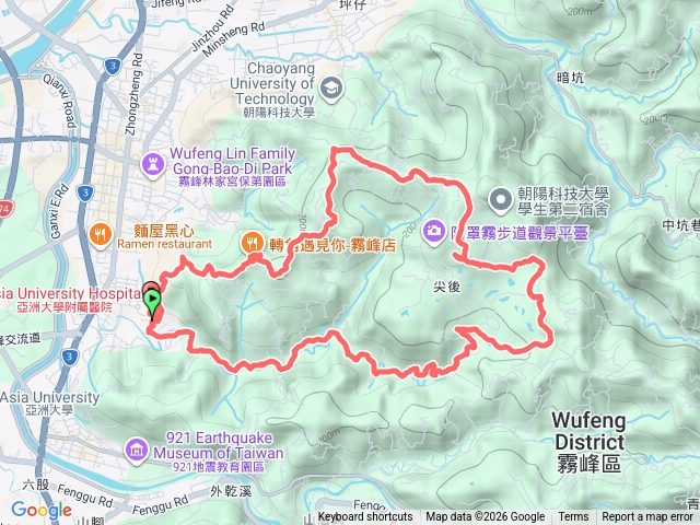 2026大年初六省議會轉朝陽國家公園接阿罩霧山三角點O繞預覽圖