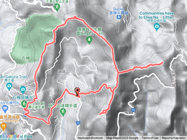 頂湖大凍山連峰20230317