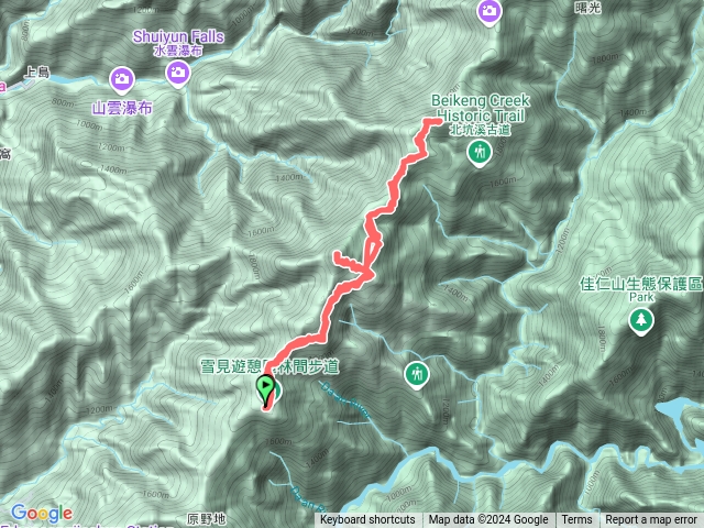 北坑山東洗水山預覽圖