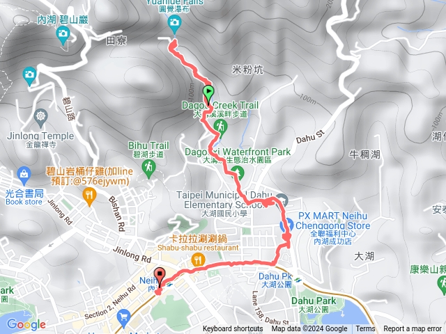 大湖山莊步道