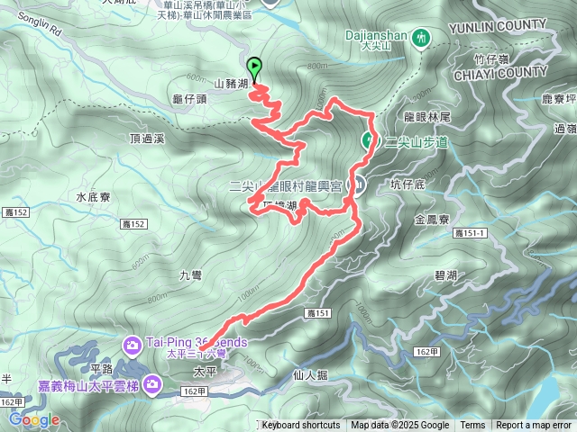 雲嘉四連峰／華山4-2上大眾爺下預覽圖