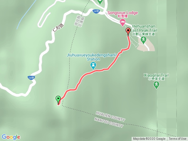 完成合歡山東峰