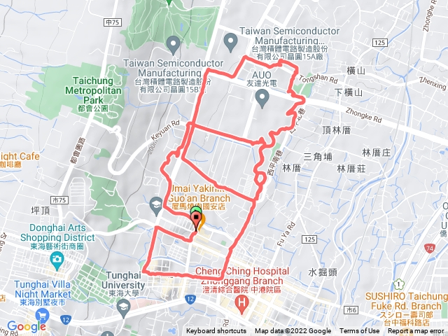 1110519台中中科跑走/下班後的運動