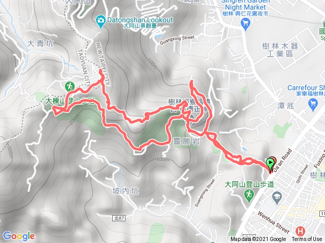 樹林車站大同山青龍嶺折返