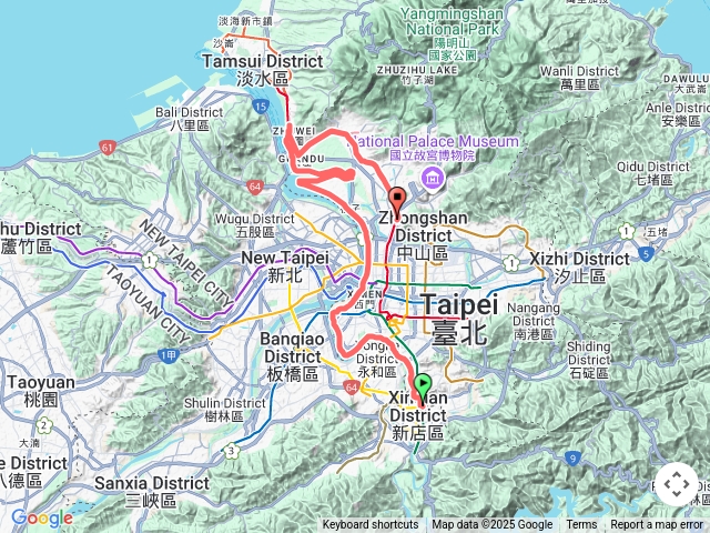 雙北水源河濱騎行