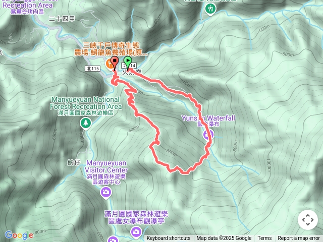 雲森瀑布-組合山O繞