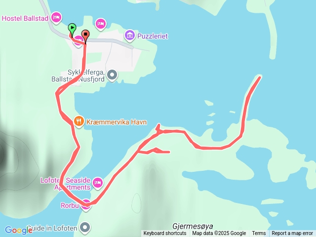 Norway-Lofoten Islands-Ballstad-北極圈慢跑🏃