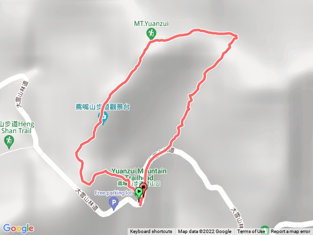 鳶嘴山中級山挑戰成功
