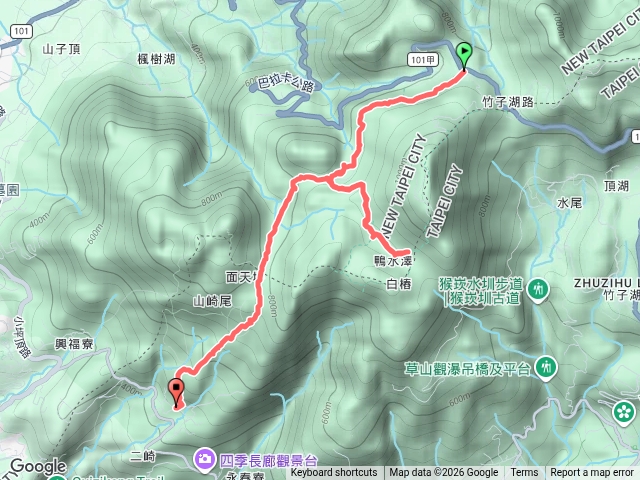 20261025二子坪遊客服務站-二子坪-大屯坪-二子坪-面天坪-清天宮預覽圖
